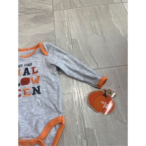 Chick Pea My First Halloween Bodysuit Size 0-3 Month NEW - Picture 3 of 7